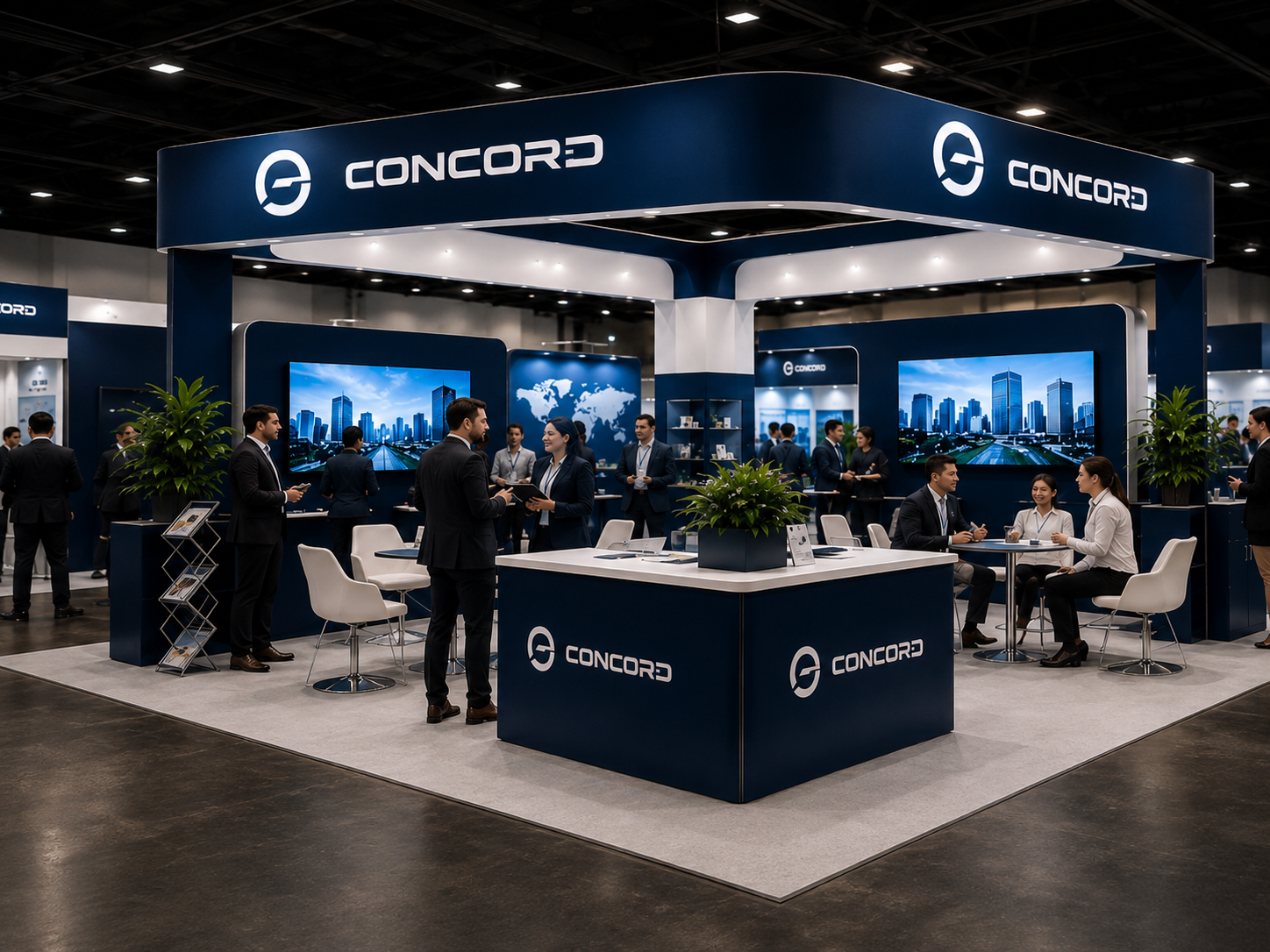 Medical device trade show booth