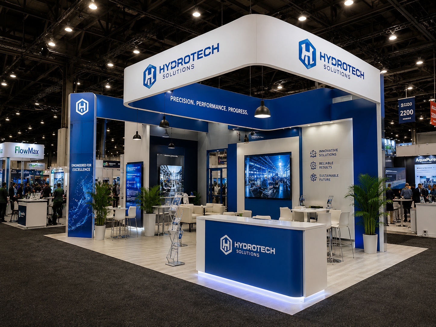 Custom exhibition booth design