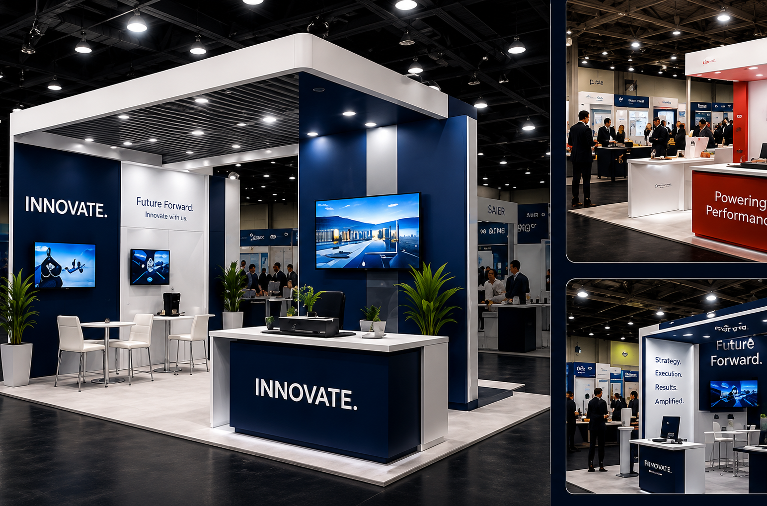 Innovate trade show booth