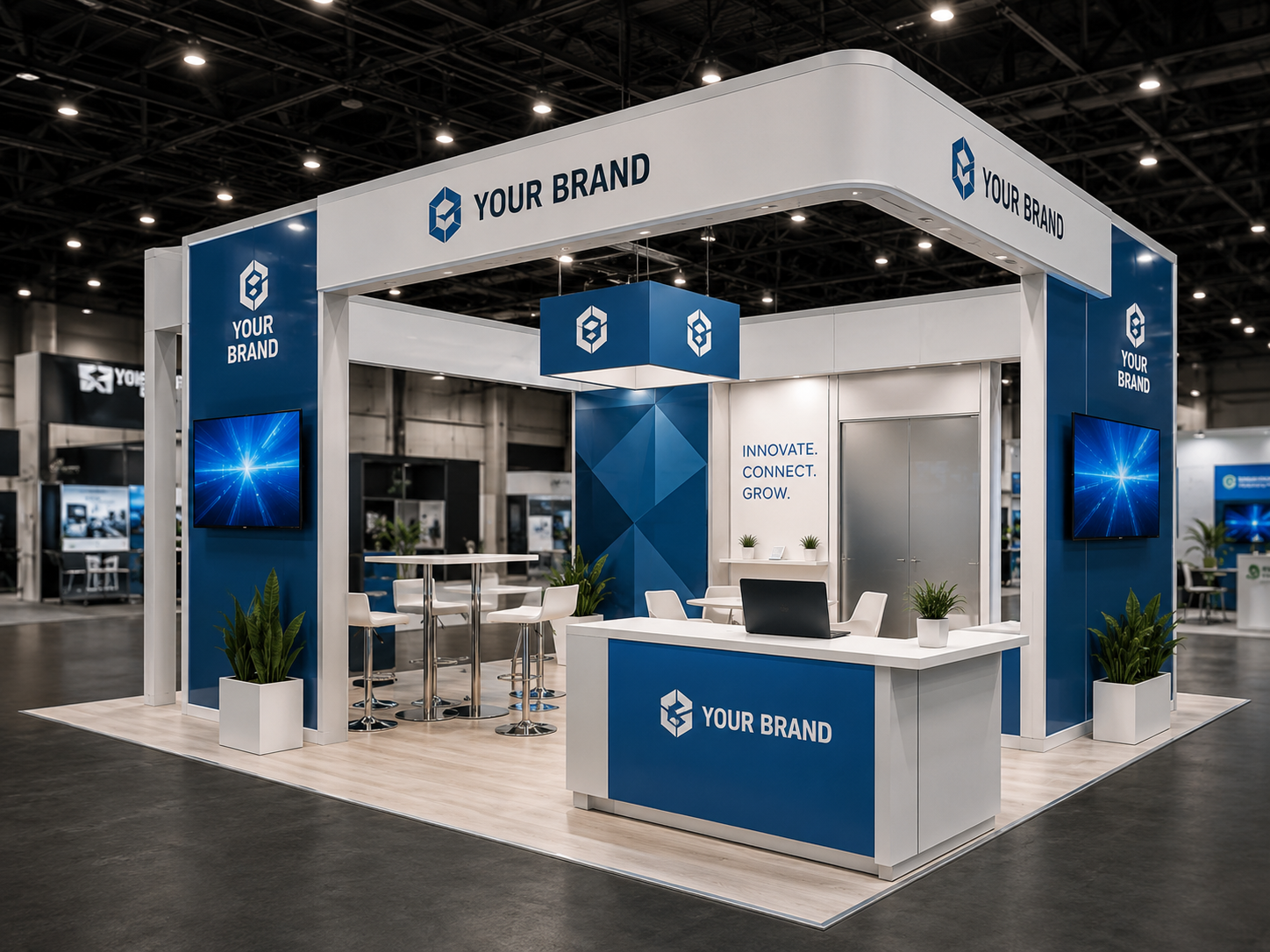 Modular exhibition booth design