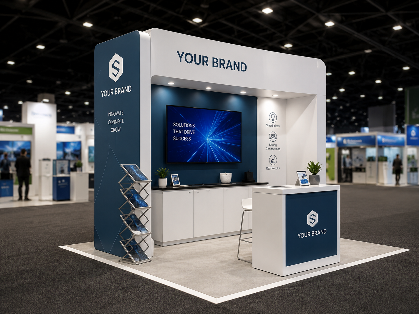 Portable trade show booth