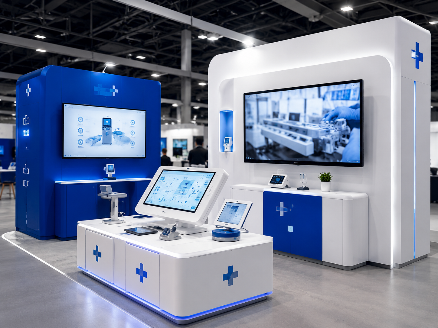 Medical devices company booth