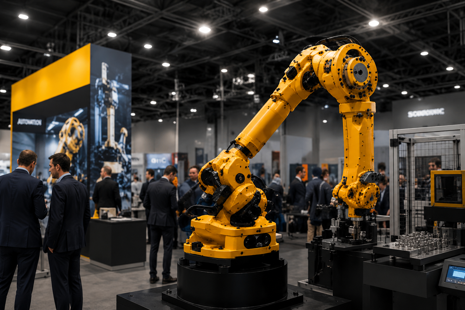 Industrial robotics tradeshow